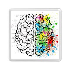 Illustration Brain Mind Psychology Idea Drawing Memory Card Reader (Square)