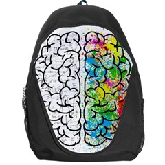 Illustration Brain Mind Psychology Idea Drawing Backpack Bag by Ravend