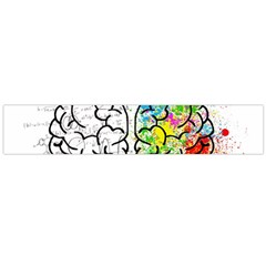 Illustration Brain Mind Psychology Idea Drawing Large Flano Scarf 