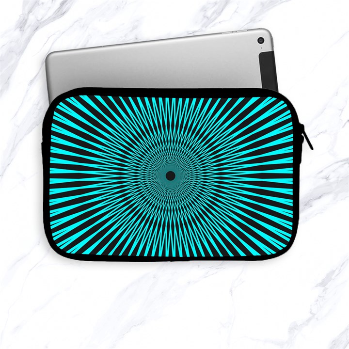 Illusion Geometric Background Apple iPad Mini Zipper Cases