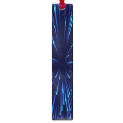 Particle Art Background Blue Large Book Marks by Ravend