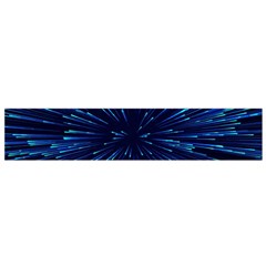 Particle Art Background Blue Small Flano Scarf