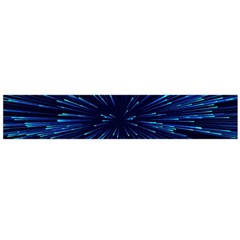 Particle Art Background Blue Large Flano Scarf 