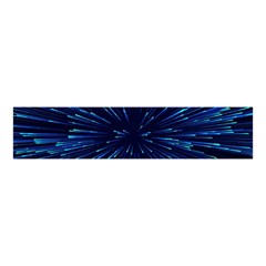 Particle Art Background Blue Velvet Scrunchie