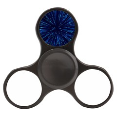 Particle Art Background Blue Finger Spinner