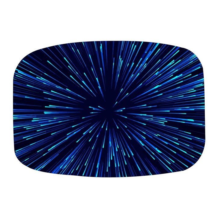 Particle Art Background Blue Mini Square Pill Box