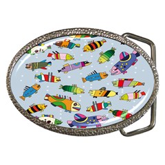 Fish Ocean Sea Water Diving Blue Nature Belt Buckles by Ravend