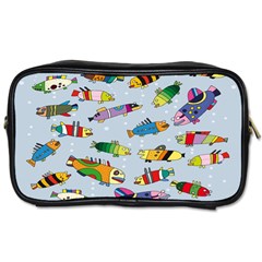 Fish Ocean Sea Water Diving Blue Nature Toiletries Bag (two Sides) by Ravend