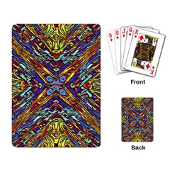 Mosaic Pattern Background Playing Cards Single Design (rectangle) by Ravend