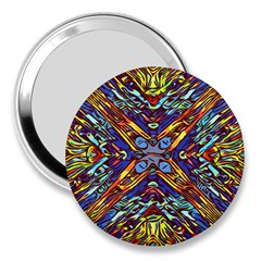 Mosaic Pattern Background 3  Handbag Mirrors