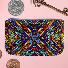 Mosaic Pattern Background Large Coin Purse