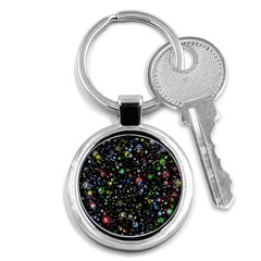 Universe Star Planet Galaxy Key Chain (round) by Ravend