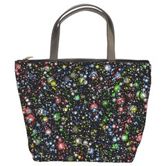 Universe Star Planet Galaxy Bucket Bag by Ravend