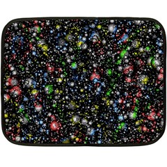 Universe Star Planet Galaxy Double Sided Fleece Blanket (mini)  by Ravend