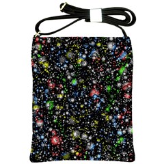 Universe Star Planet Galaxy Shoulder Sling Bag by Ravend