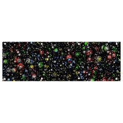 Universe Star Planet Galaxy Banner And Sign 9  X 3  by Ravend