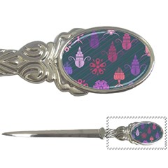 Floral Non Seamless Pattern Letter Opener by Ravend