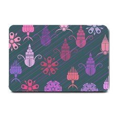 Floral Non Seamless Pattern Small Doormat 