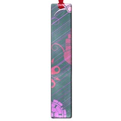 Floral Non Seamless Pattern Large Book Marks