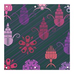 Floral Non Seamless Pattern Banner And Sign 3  X 3 