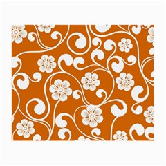 Orange Floral Walls  Small Glasses Cloth by ConteMonfrey