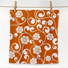 Orange Floral Walls  Face Towel by ConteMonfrey