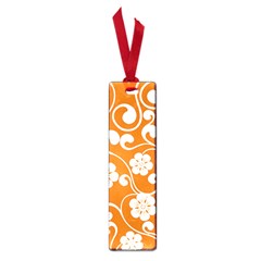 Orange Floral Walls  Small Book Marks by ConteMonfrey