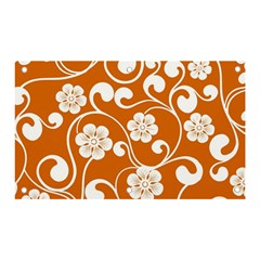 Orange Floral Walls  Banner And Sign 5  X 3  by ConteMonfrey