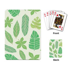 Watercolor Banana Leaves  Playing Cards Single Design (rectangle) by ConteMonfrey