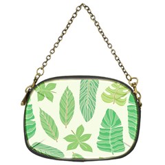 Watercolor Banana Leaves  Chain Purse (one Side) by ConteMonfrey