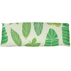 Watercolor Banana Leaves  Body Pillow Case (dakimakura) by ConteMonfrey