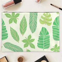 Watercolor Banana Leaves  Cosmetic Bag (xxl) by ConteMonfrey