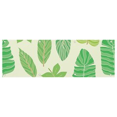 Watercolor Banana Leaves  Banner And Sign 9  X 3  by ConteMonfrey