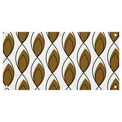 Brown Minimalist Leaves  Banner And Sign 4  X 2 