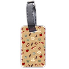 Cute Forest Friends Luggage Tag (two Sides) by ConteMonfrey