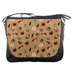 Cute Forest Friends Messenger Bag by ConteMonfrey