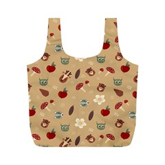 Cute Forest Friends Full Print Recycle Bag (m) by ConteMonfrey