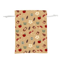 Cute Forest Friends Lightweight Drawstring Pouch (l) by ConteMonfrey