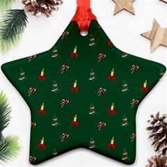 Christmas Background Ornament (star)