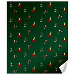 Christmas Background Canvas 8  X 10 