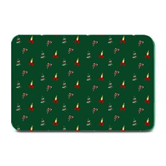 Christmas Background Plate Mats