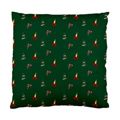 Christmas Background Standard Cushion Case (one Side)