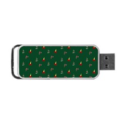 Christmas Background Portable Usb Flash (one Side) by danenraven