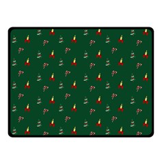 Christmas Background Double Sided Fleece Blanket (small)  by danenraven