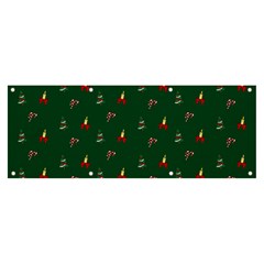 Christmas Background Banner And Sign 8  X 3 