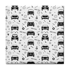 Pattern Retro Italy Cars Classic Tile Coaster