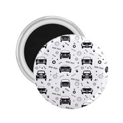 Pattern Retro Italy Cars Classic 2 25  Magnets