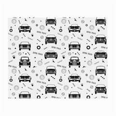 Pattern Retro Italy Cars Classic Small Glasses Cloth by danenraven