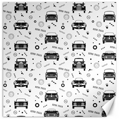 Pattern Retro Italy Cars Classic Canvas 12  X 12 