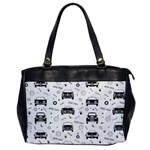 Pattern Retro Italy Cars Classic Oversize Office Handbag Front